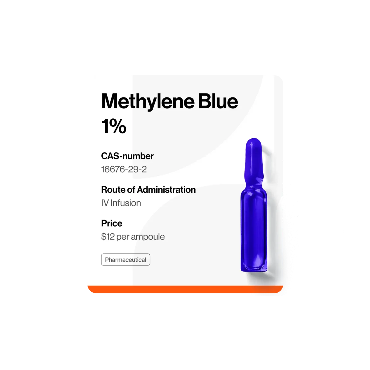 Methylene Blue 1% (IV Infusion) - Image 1