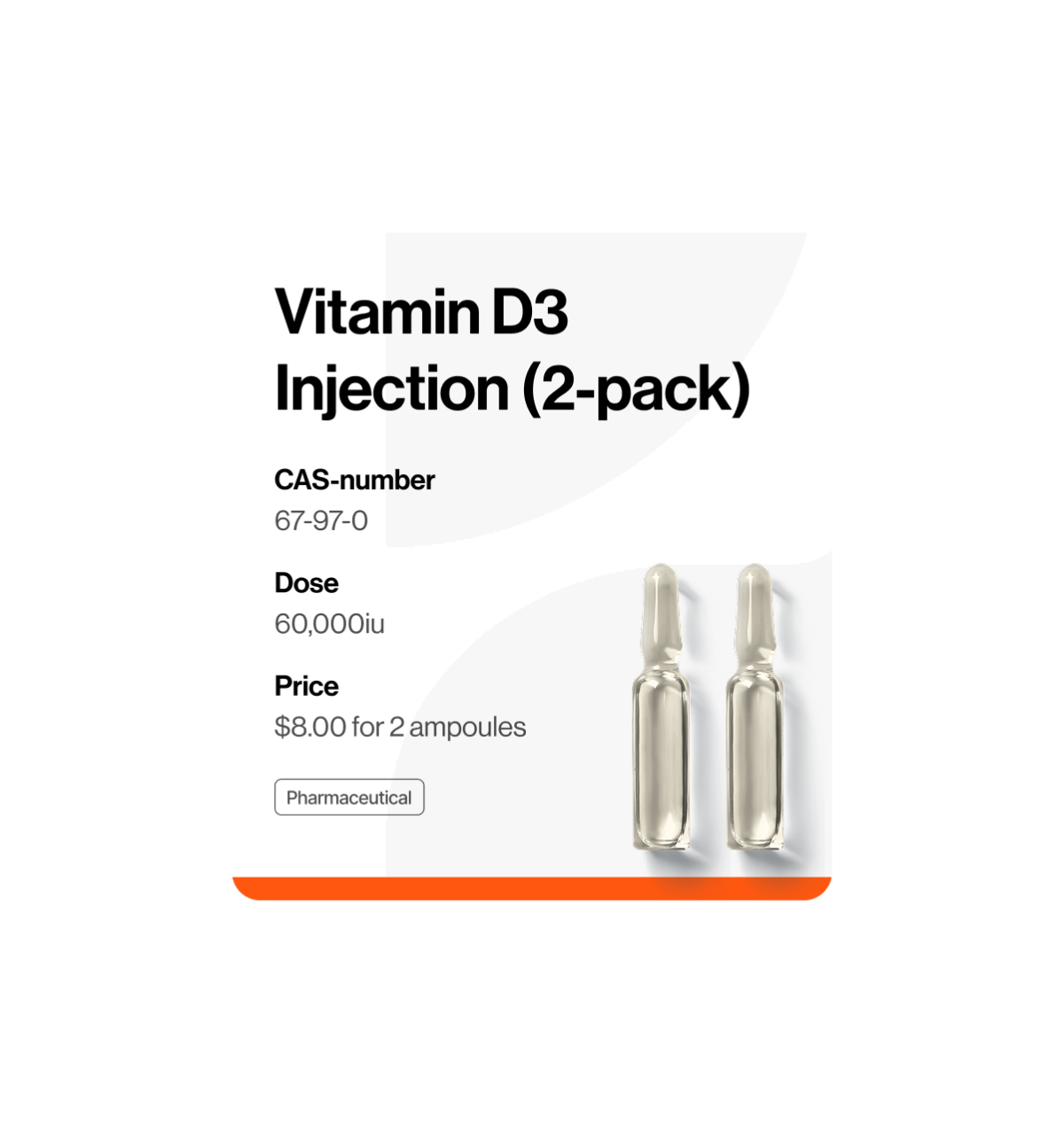 Vitamin D3 60000 (Cholecalciferol) - Image 1